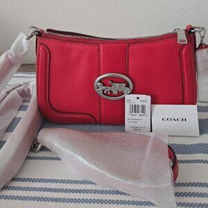 COACH 5500 - GEORGIE BAGUETTE SV/BRIGHT POPPY